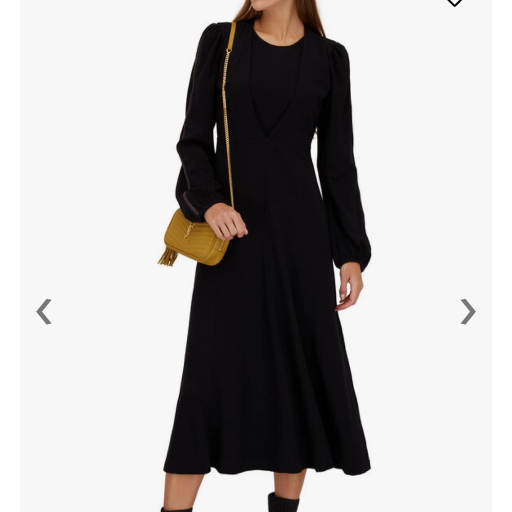 Chic Black Long Sleeve Dress